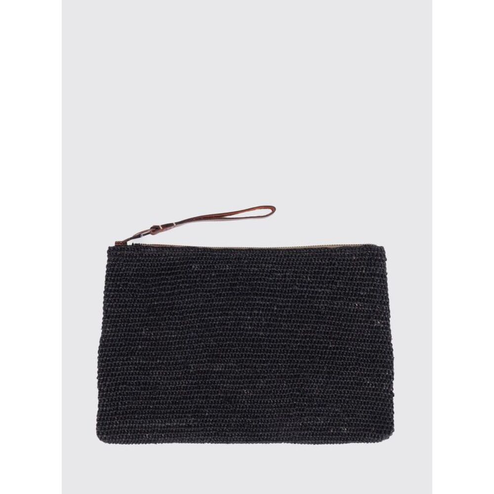 Ibeliv Women Tea Ampy Crocheted Raffia Pouch Ibeliv